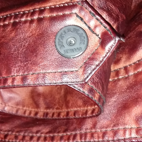 Buckle Black Faux Leather Jacket. - Picture 9 of 10